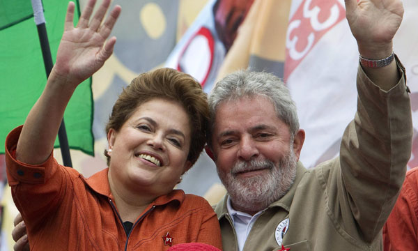 Dilma Rousseff, Luiz Inacio Lula da Silva, Marisa Leticia Silva
